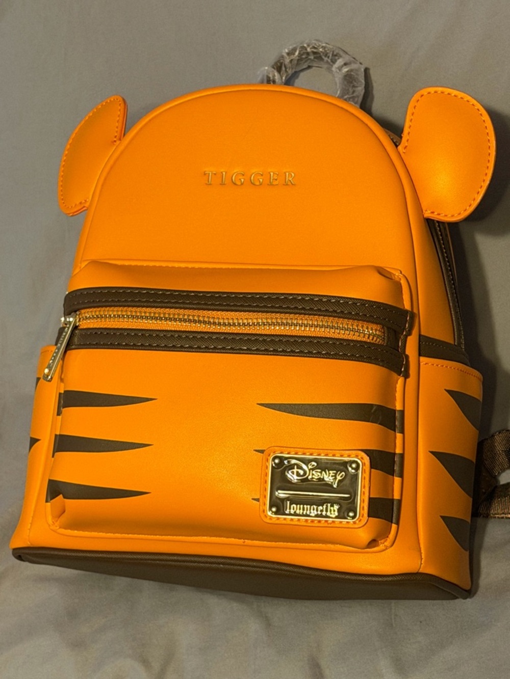Loungefly Tigger Orange and Black Mini Backpack